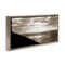 Stupell Industries Sepia Rays on Beach Framed Floater Canvas Wall Art Design by Noah Bay